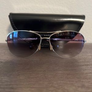Marc by Marc Jacob MMJ119/S Gold and Brown Aviator Sunglasses